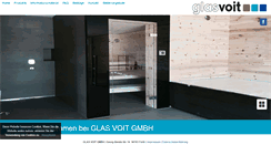 Desktop Screenshot of glas-voit.de