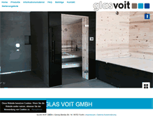 Tablet Screenshot of glas-voit.de